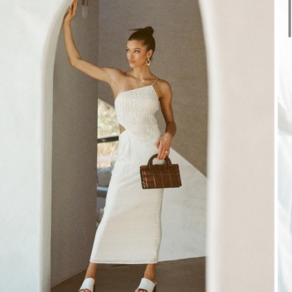 Sabo skirt halle shirred dress